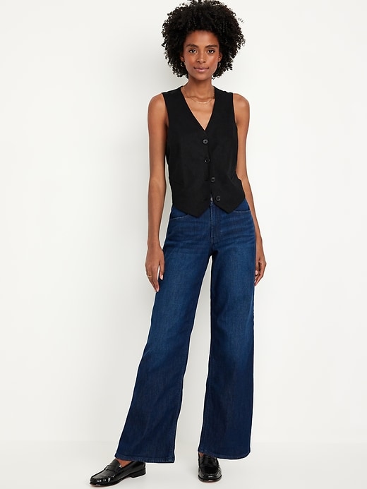 High-Waisted Wow Wide-Leg Jeans | Old Navy