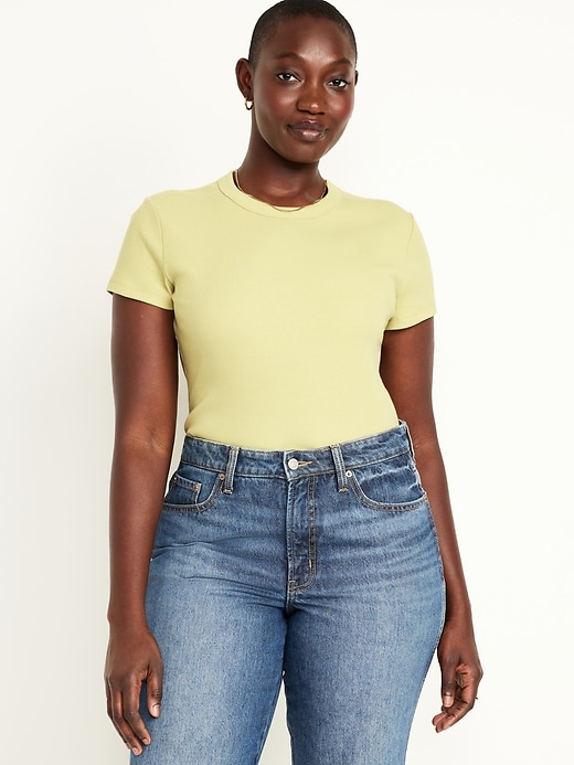 Image number 5 showing, Snug Crop T-Shirt