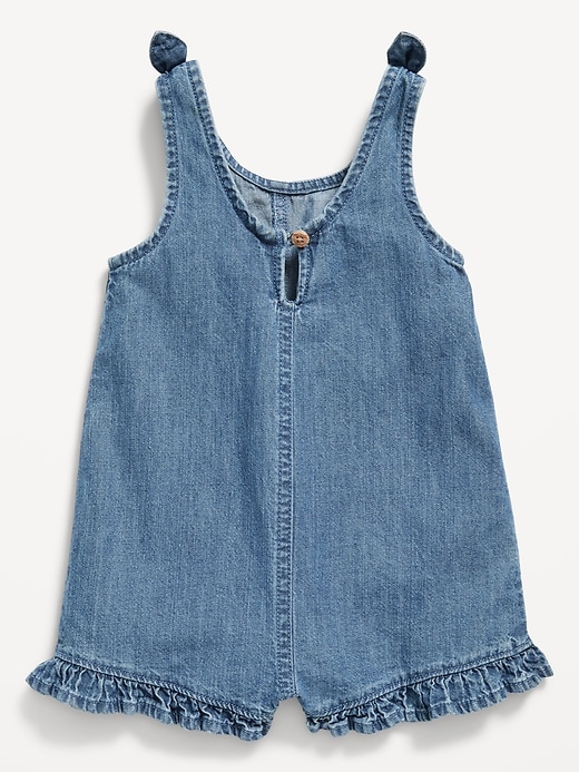 View large product image 2 of 2. Little Navy Organic-Cotton One-Piece Romper for Baby