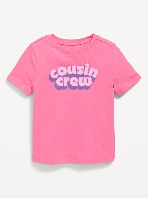 View large product image 1 of 2. Short-Sleeve Graphic T-Shirt for Toddler Girls