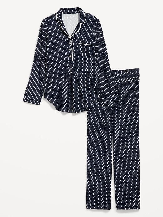 Image number 2 showing, Maternity Knit Pajama Set