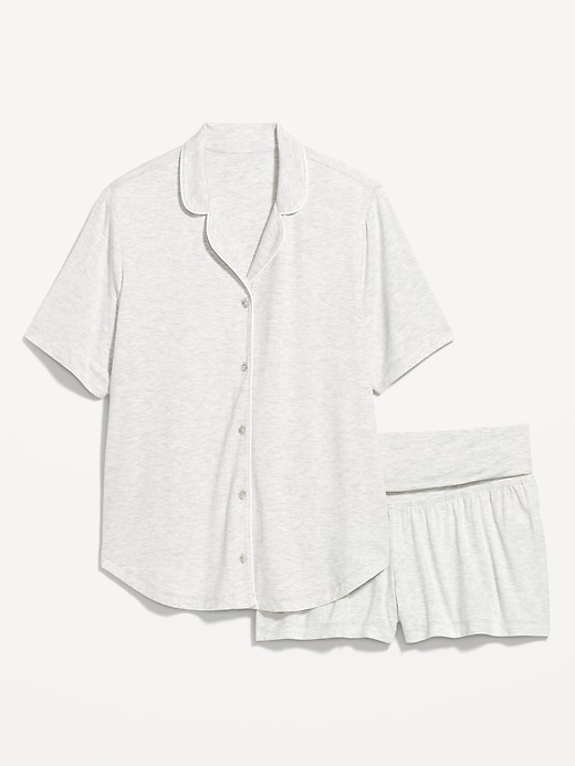 Image number 4 showing, Maternity Knit Pajama Set