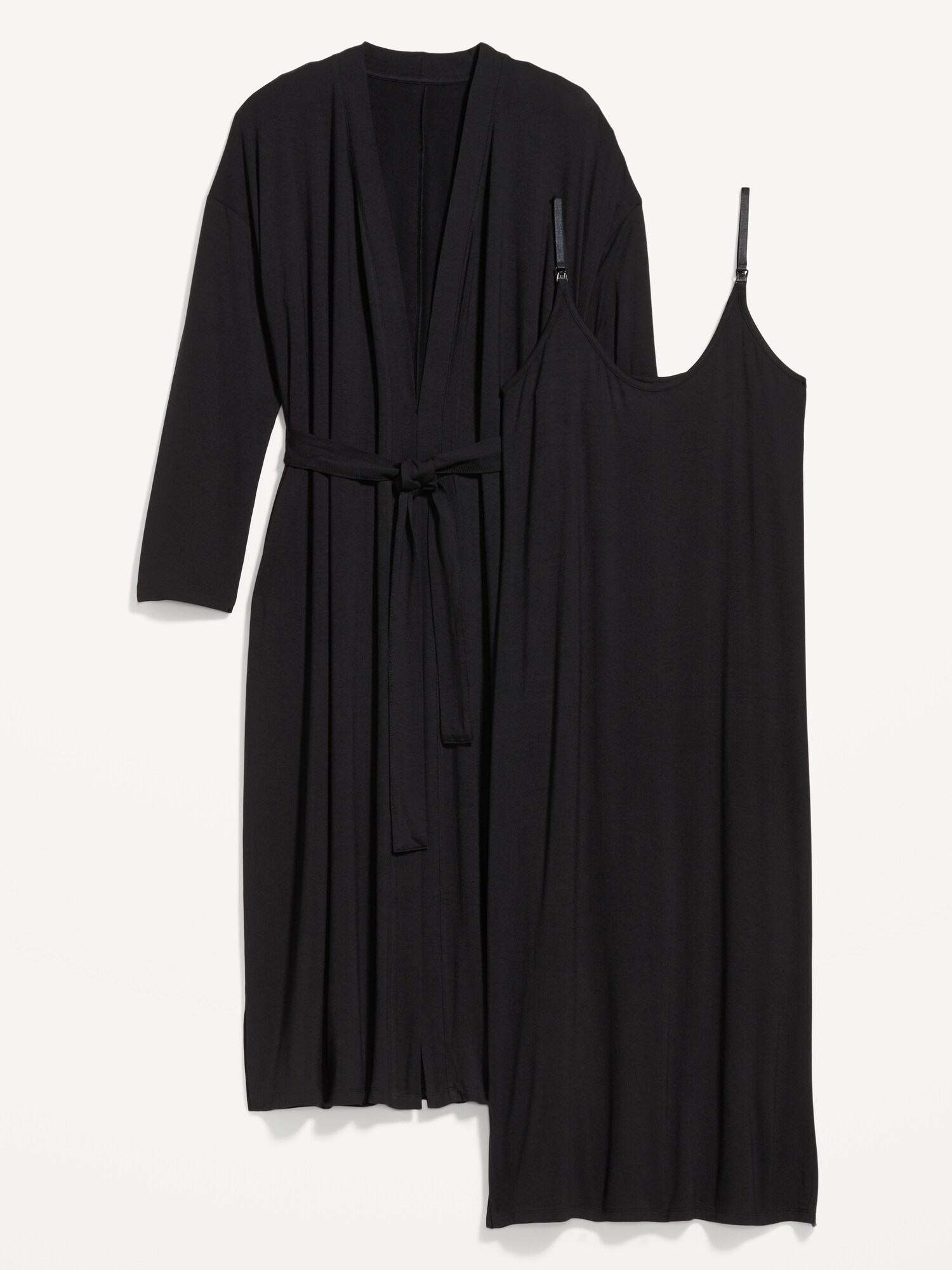 Пижамный комплект Maternity Nursing — Old Navy, цвет: Чёрный — фото 4