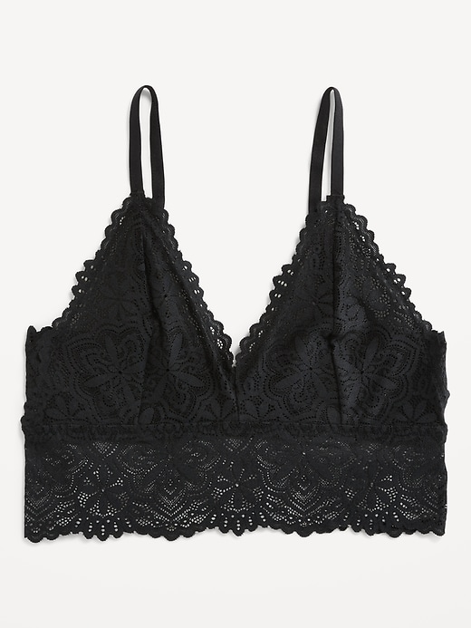 Image number 4 showing, Lace Longline Bralette
