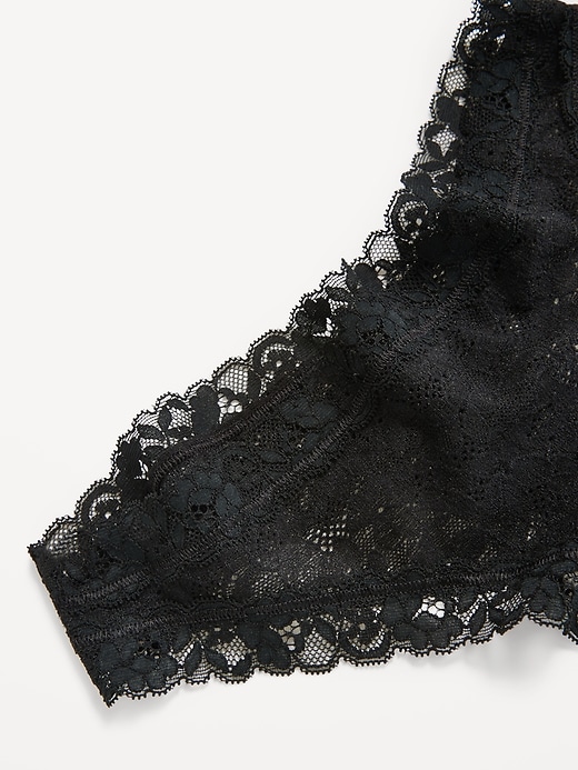 Image number 3 showing, Lace Thong Underwear