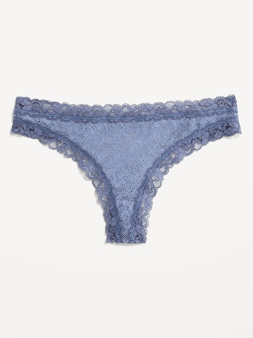 Image number 4 showing, Lace Thong Underwear