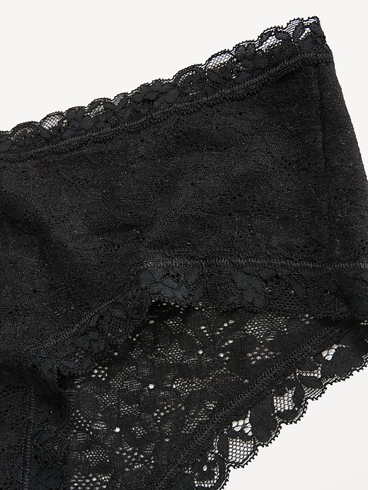 Image number 3 showing, Low-Rise Lace Hipster Underwear