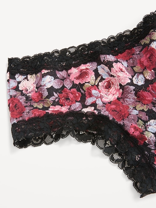 Image number 3 showing, Low-Rise Lace Hipster Underwear