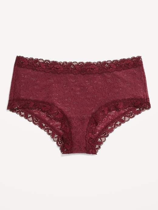 Image number 4 showing, Low-Rise Lace Hipster Underwear