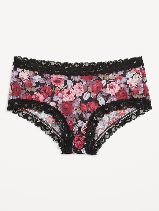 Image number 4 showing, Low-Rise Lace Hipster Underwear