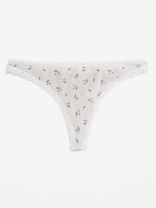 Image number 4 showing, Mid-Rise Everday Cotton Thong