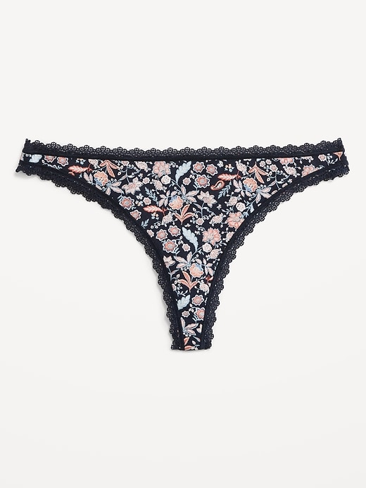 Image number 4 showing, Mid-Rise Everday Cotton Thong