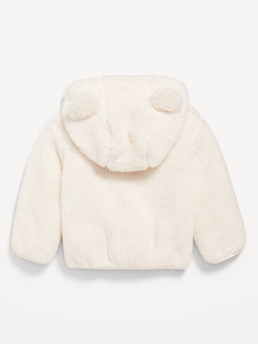 View large product image 2 of 2. Sherpa Critter Zip-Front Hooded Jacket for Baby