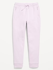 View large product image 4 of 4. Slim High-Waisted Dynamic Fleece Joggers for Girls