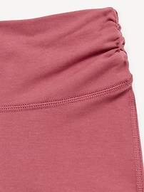 View large product image 5 of 5. High-Waisted PowerChill Side-Ruched Flared Leggings for Girls