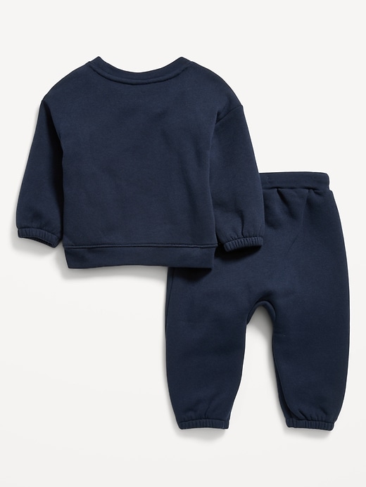 View large product image 2 of 3. Long-Sleeve Graphic Sweatshirt and Sweatpants Set for Baby