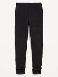 Image number 1 showing, High-Waisted Side Ruched Leggings for Girls