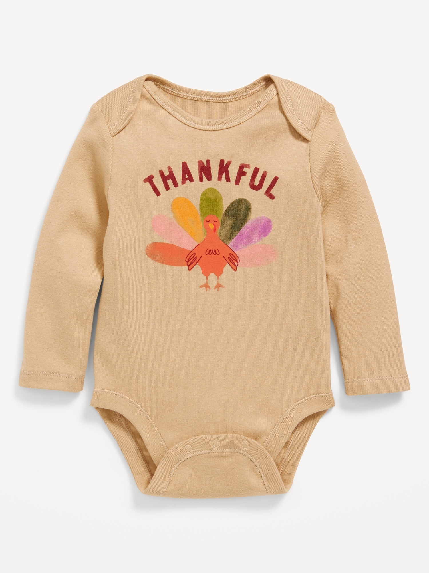 Unisex Long-Sleeve Graphic Bodysuit for Baby