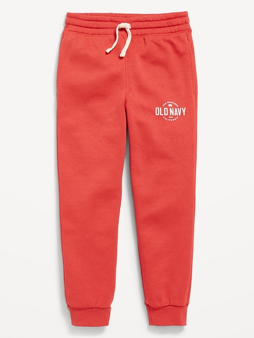 View large product image 1 of 1. Gender-Neutral Logo-Graphic Jogger Sweatpants for Kids