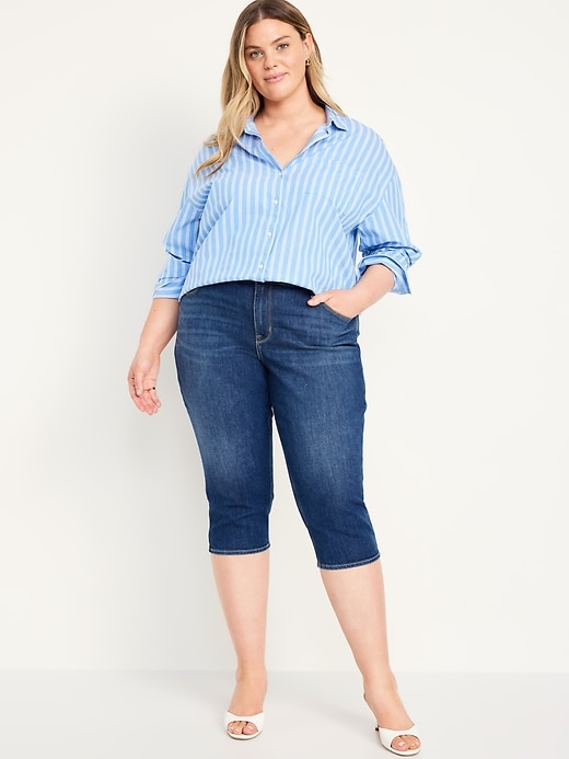 Image number 6 showing, Mid-Rise Wow Capri Jeans