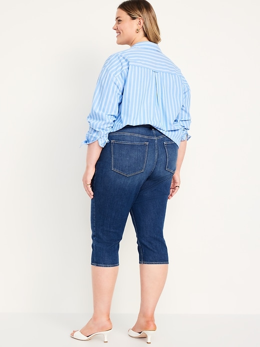 Image number 7 showing, Mid-Rise Wow Capri Jeans