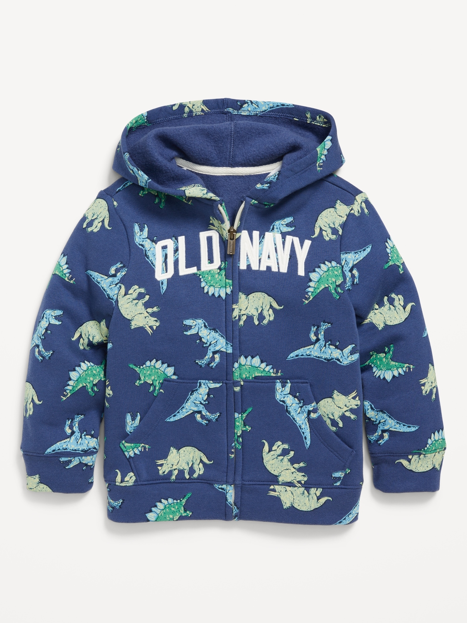 Logo-Graphic Zip-Front Hoodie for Toddler Boys