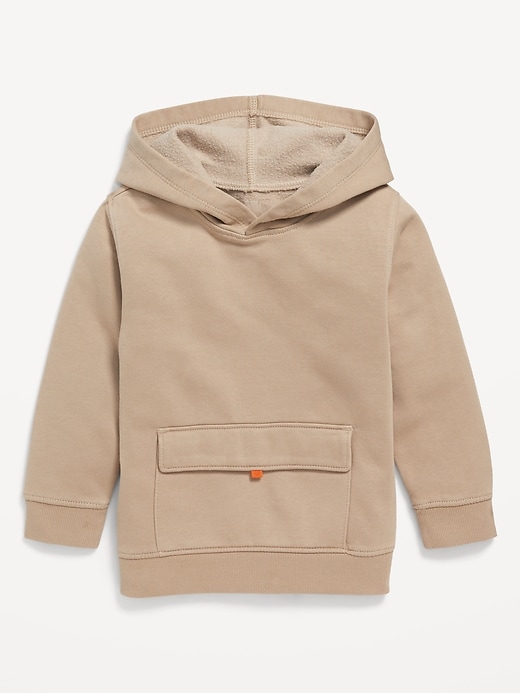 View large product image 1 of 2. Oversized Cargo-Pocket Pullover Hoodie for Toddler Boys