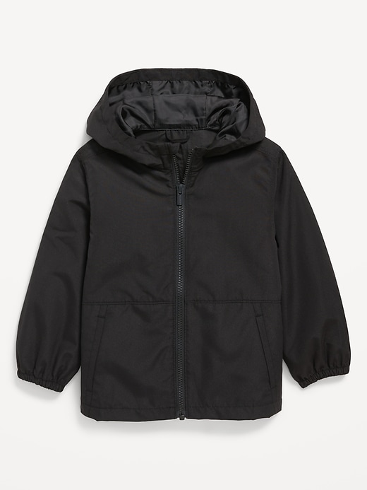 View large product image 1 of 2. Water-Resistant Hooded Jacket for Toddler Boys