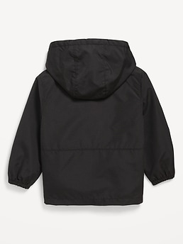 Water-Resistant Unisex Hooded Jacket for Toddler