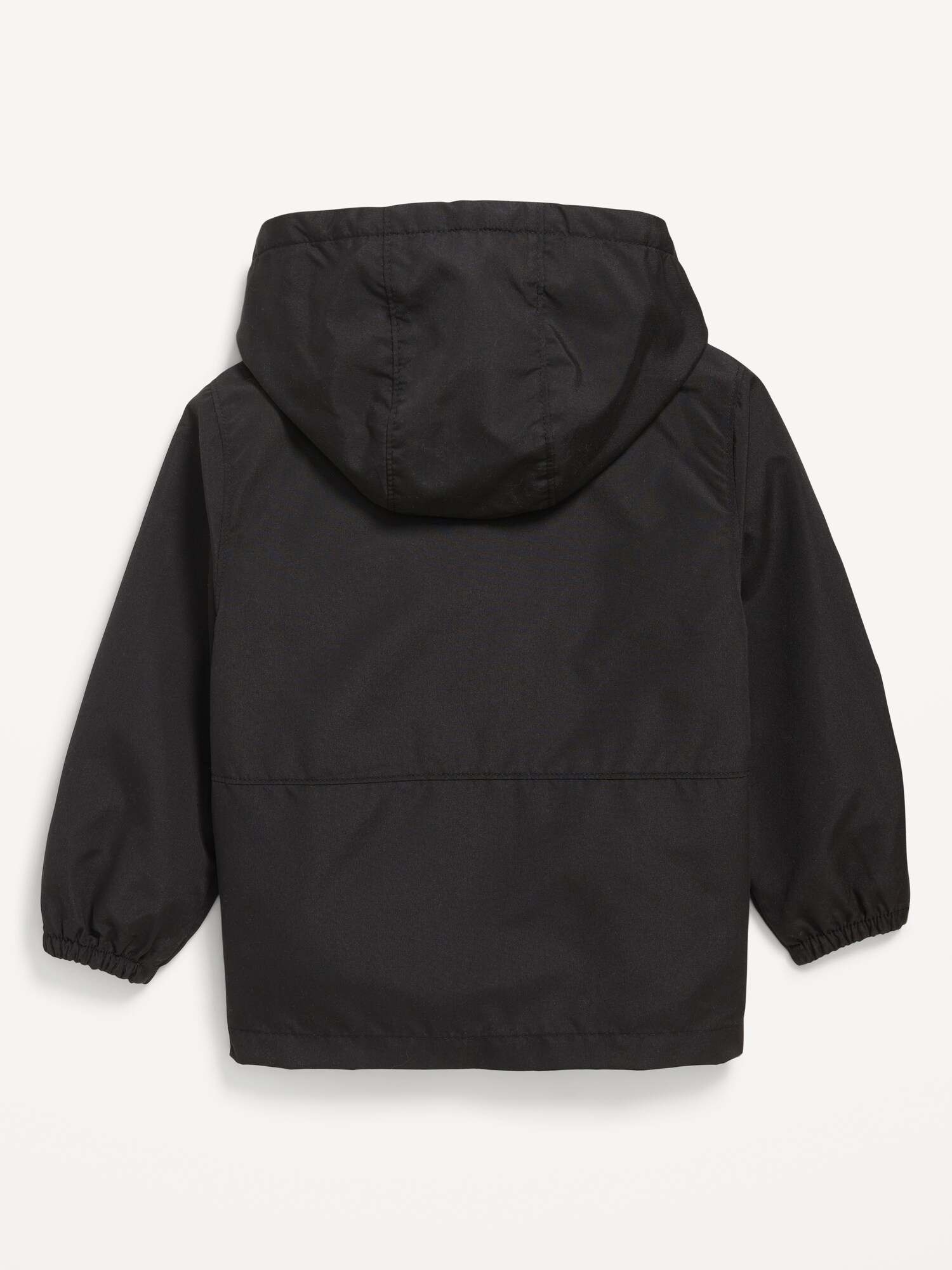 Куртка Old Navy Water-Resistant Unisex Hooded Jacket для малышей, цвет: Чёрный — фото 2
