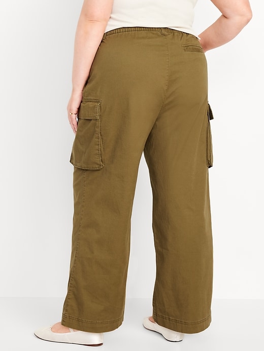 Image number 7 showing, Extra High-Waisted Super Wide-Leg Cargo Pants