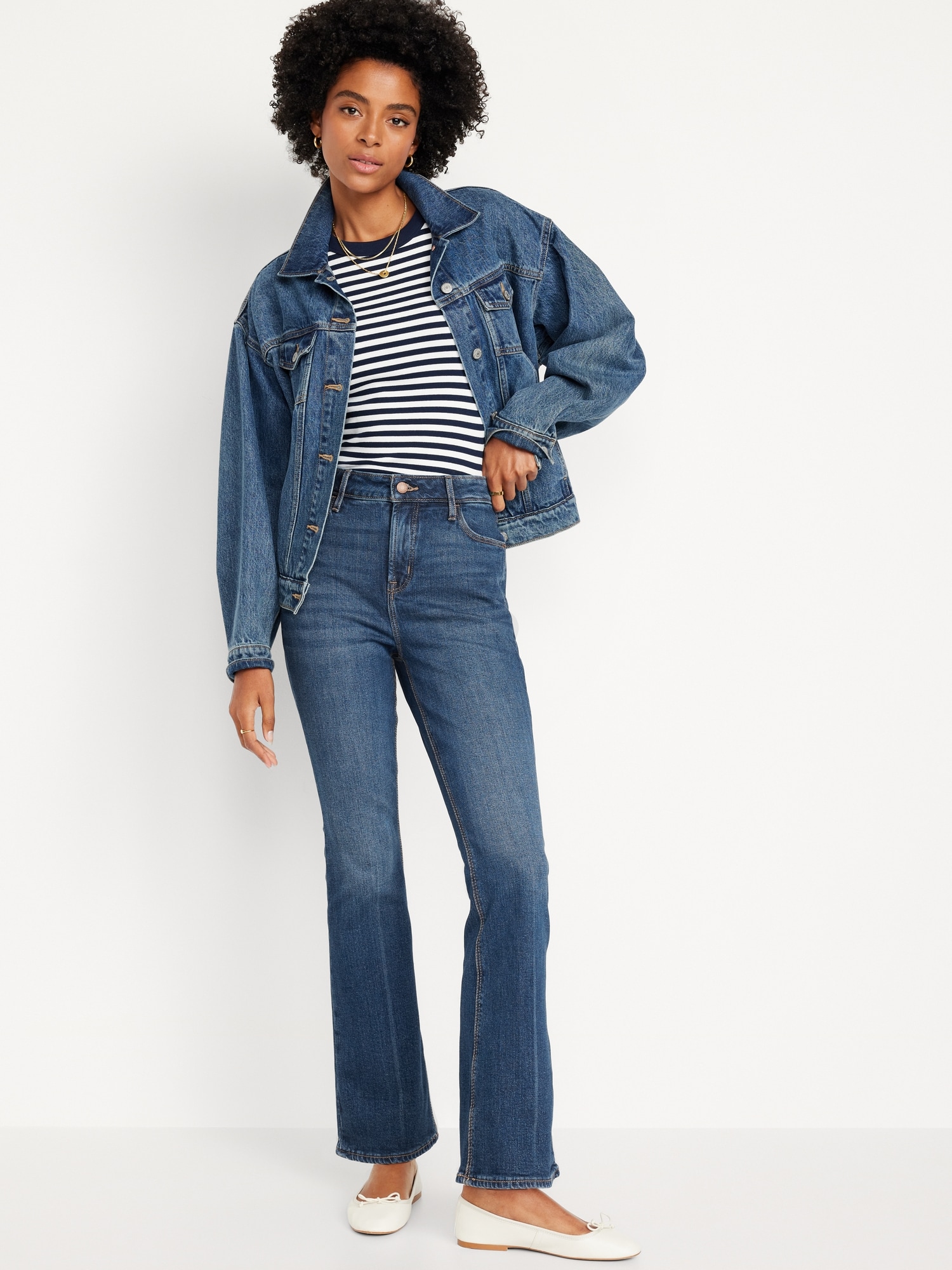 Extra High-Waisted Flare Jeans Hot Deal