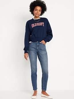 High-Waisted Wow Straight Ankle Jeans - image 3