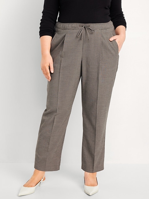 Image number 7 showing, High-Waisted Billie Pull-On Straight Trouser