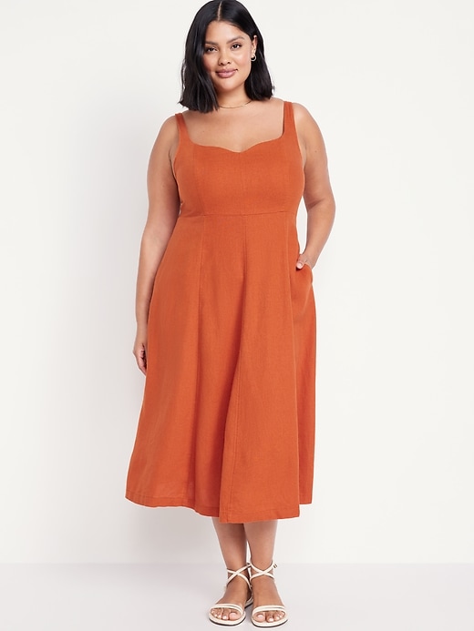 Image number 6 showing, Fit & Flare Sleeveless Midi Dress
