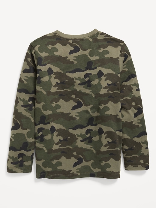 View large product image 2 of 2. Printed Softest Long-Sleeve T-Shirt for Boys