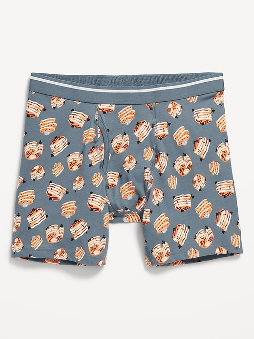 View large product image 1 of 1. Printed Boxer Briefs -- 6.25-inch inseam