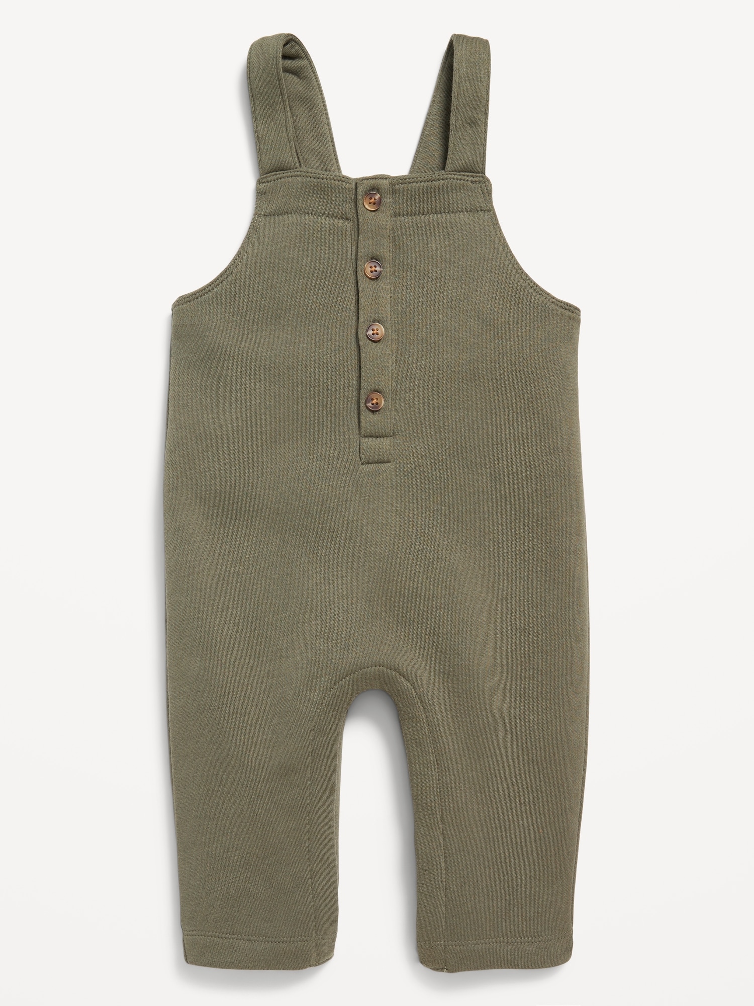 Button-Front Overalls Set for Baby