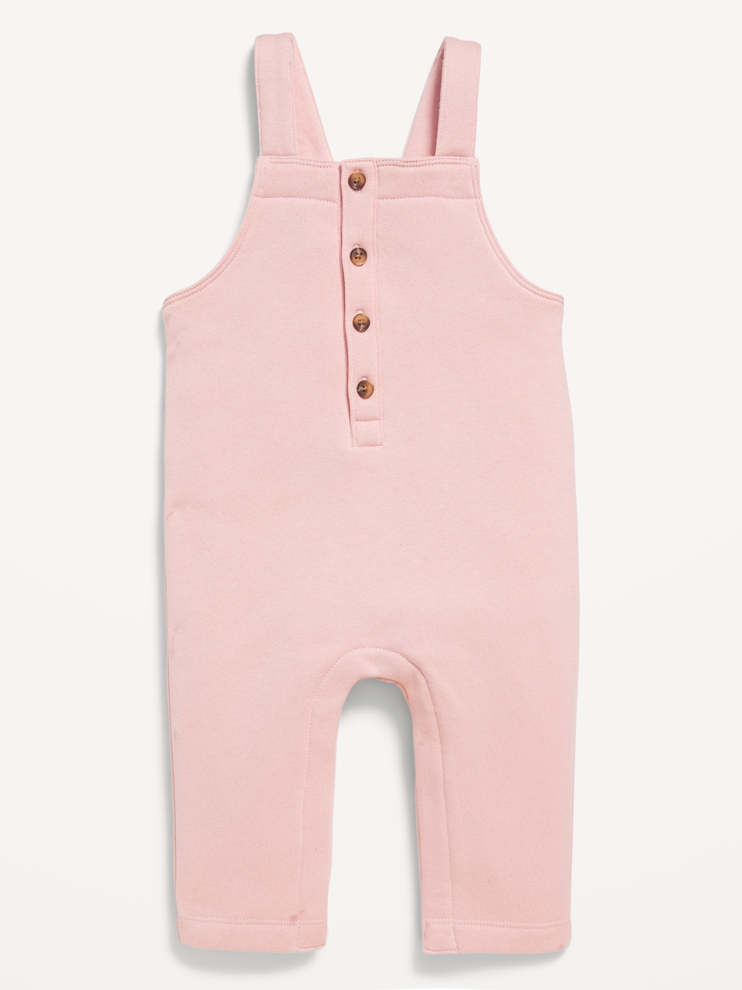 Button-Front Overalls for Baby