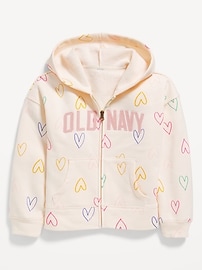 Image number 1 showing, Logo-Graphic Zip Hoodie for Girls