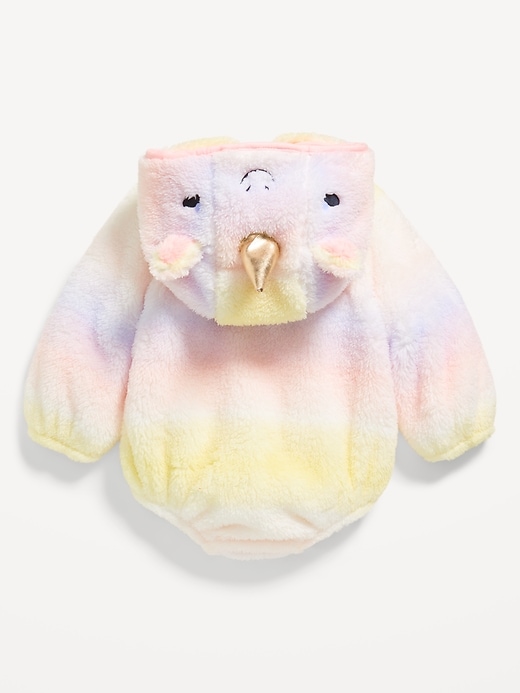 View large product image 2 of 2. Critter Hooded Sherpa One-Piece Romper for Baby