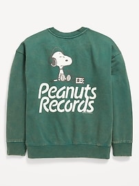 View large product image 3 of 4. Peanuts™ Over-Sized Gender-Neutral Sweatshirt for Kids