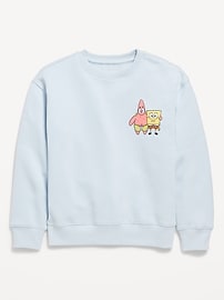 View large product image 3 of 3. SpongeBob SquarePants™  Gender-Neutral Crew-Neck Sweatshirt for Kids