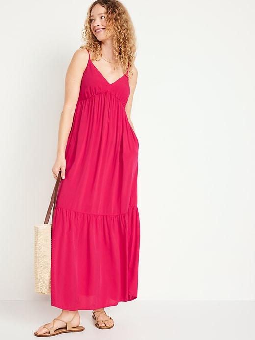 Image number 4 showing, Tiered Maxi Swing Dress