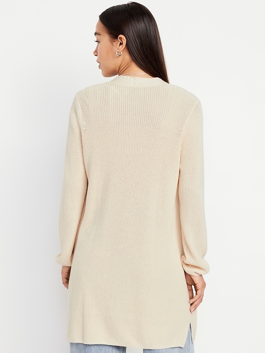 Image number 2 showing, Open-Front Longline Cardigan Sweater