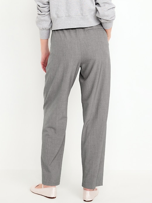 Image number 2 showing, High-Waisted Pull-On Billie Straight Trouser