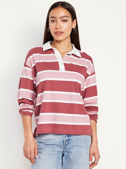 Image number 1 showing, Rugby Stripe Polo