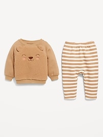 View large product image 3 of 3. Crew-Neck Critter Sweatshirt and Sweatpants Set for Baby