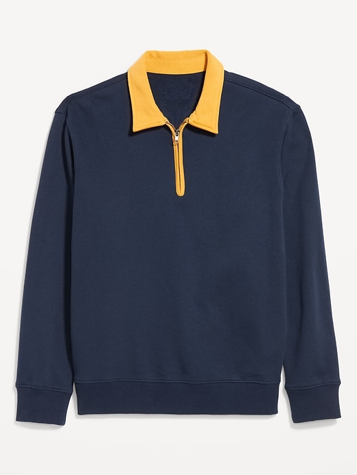 Image number 4 showing, Quarter-Zip Fleece Polo