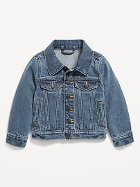 Image number 1 showing, Unisex Trucker Jean Jacket for Toddler